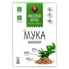 Мука конопляная Масляный Король, 300 г (kastd) в магазинах Ашан