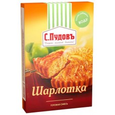 Смесь для выпечки С.Пудовъ шарлотка, 350 г (kastd) в магазинах Ашан