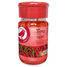 Перец чили АШАН Красная птица острый, 30 г (kastd) в магазинах Ашан Перец чили АШАН Красная птица острый, 30 г (kastd) в магазинах Ашан