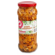 Опята АШАН Красная птица отборные в маринаде, 530 г (kastd) в магазинах Ашан