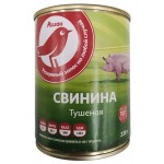 Свинина тушеная АШАН Красная птица, 338 г (kastd)