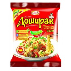 Лапша быстрого приготовления Доширак Квисти со вкусом говядины, 70 г (kastd) в магазинах Ашан