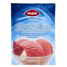 Смесь для приготовления Yumis клубничное мороженое, 70 г (kastd) в магазинах Ашан