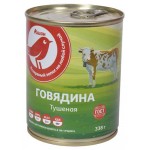 Говядина тушеная АШАН Красная птица, 338 г (kastd)