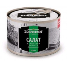 Салат дальневосточный Доброфлот из морской капусты, 220 г (kastd) в магазинах Ашан