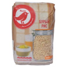 Рис бурый АШАН Красная птица, 500 г (kastd) в магазинах Ашан