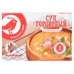 Суп АШАН Красная птица гороховый с копченостями, 350 г (kastd)