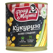 Кукуруза Фрау Марта, 310 г (kastd) в магазинах Ашан