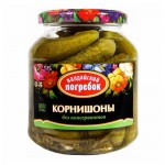 Корнишоны Валдайский Погребок маринованные, 350 мл (kastd)