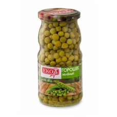 Горошек Еко зеленый консервированный, 480 г (kastd) в магазинах Ашан