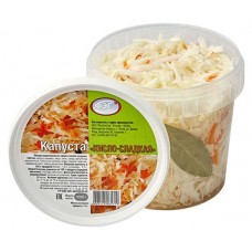 Капуста кисло-сладкая ФЭГ маринованная, 1 кг (kastd) в магазинах Ашан