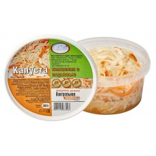 Капуста квашеная ФЭГ с морковью, 300 г (kastd) в магазинах Ашан