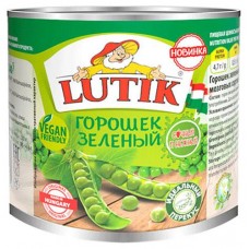 Горошек зеленый LUTIK, 425 мл (kastd) в магазинах Ашан