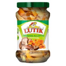 Ассорти грибное LUTIK в маринаде, 314 мл (kastd) в магазинах Ашан