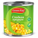 Кукуруза Green Ray сладкая, 340 г (kastd)
