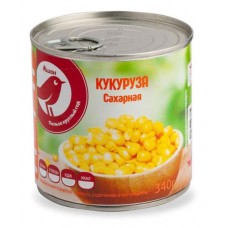 Кукуруза сахарная АШАН Красная птица, 340 г (kastd) в магазинах Ашан