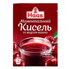 Кисель быстрого приготовления HAAS Моментальный вишневый, 30 г (kastd) в магазинах Ашан