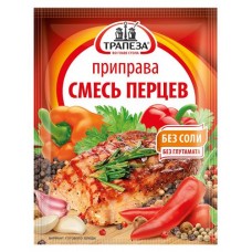 Смесь перцев Трапеза с чесноком, 15 г (kastd) в магазинах Ашан