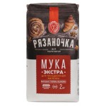 Мука пшеничная Рязаночка Экстра, 2 кг (kastd)