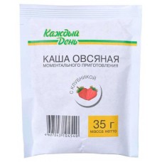 Каша овсяная Каждый День с клубникой, 35 г (kastd) в магазинах Ашан