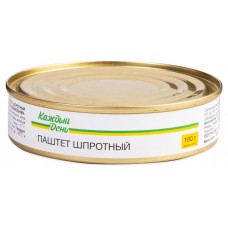 Паштет шпротный Каждый день, 160 г (kastd) в магазинах Ашан