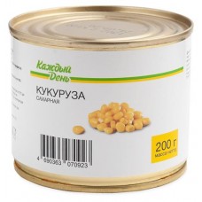 Кукуруза сахарная Каждый день, 200 г (kastd) в магазинах Ашан