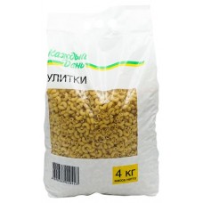 Макаронный изделия Каждый День улитки, 4 кг (kastd) в магазинах Ашан