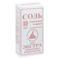 Соль Экстра поваренная йодированная, 1 кг (kastd) в магазинах Ашан
