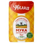 Мука пшеничная Увелка высший сорт, 1 кг (kastd)