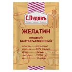 Желатин пищевой С.Пудовъ быстрорастворимый, 10 г (kastd) Желатин пищевой С.Пудовъ быстрорастворимый, 10 г (kastd)
