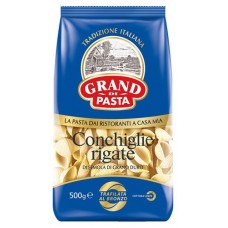 Макаронные изделия Grand Di Pasta Conchiglie Rigate, 500 г (kastd) в магазинах Ашан