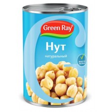Нут Green Ray Натуральный, 425 мл (kastd) в магазинах Ашан
