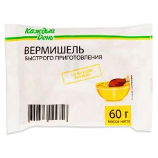 Вермишель быстрого приготовления Каждый день со вкусом курицы, 60 г (kastd) в магазинах Ашан