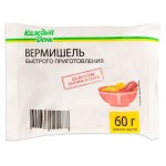 Вермишель быстрого приготовления Каждый день со вкусом бекона и сыра, 60 г (kastd)