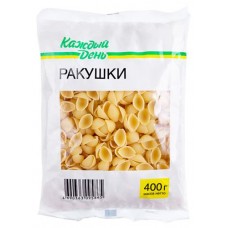 Макаронные изделия Каждый день Ракушки, 400 г (kastd) в магазинах Ашан