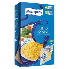Пшено Мистраль золотое рассыпчатое ароматное, 5x80 г (kastd) в магазинах Ашан