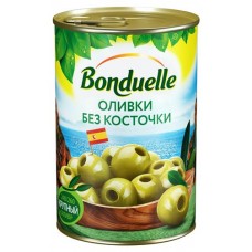 Оливки зеленые BONDUELLE без косточки, 300 г (kastd) в магазинах Ашан
