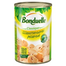 Шампиньоны BONDUELLE резаные, 400 г (kastd) в магазинах Ашан