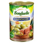 Оливки BONDUELLE Мансанилья с анчоусом, 300 г (kastd) Оливки BONDUELLE Мансанилья с анчоусом, 300 г (kastd)