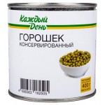 Горошек зеленый Каждый день, 400 г (kastd)