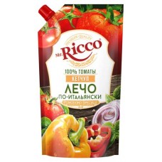 Кетчуп Mr.Ricco Pomodoro Speciale Лечо по-итальянски, 350 г (kastd) в магазинах Ашан