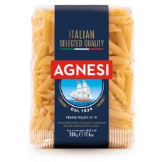 Перья Agnesi рифленые, 500 г (kastd) в магазинах Ашан