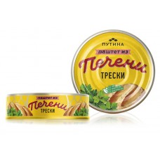 Пашет из печени трески Путина, 150 г (kastd) в магазинах Ашан