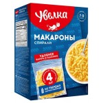Макаронные изделия Увелка Спирали в варочных пакетах, 4х80 г (kastd)