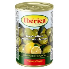 Оливки зеленые Iberica с лимоном, 300 г (kastd) в магазинах Ашан
