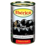 Маслины черные Iberica без косточек, 360 г (kastd)