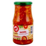 Фасоль АШАН Красная птица в аджике, 530 г (kastd) Фасоль АШАН Красная птица в аджике, 530 г (kastd)