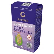 Мука Гарнец Кукурузка без глютена, 450 г (kastd) в магазинах Ашан