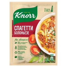 Приправа на второе Knorr для приготовления спагетти Болоньезе, 25 г (kastd) в магазинах Ашан