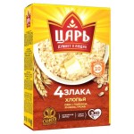 Хлопья ЦАРЬ 4 злака, 400 г (kastd)